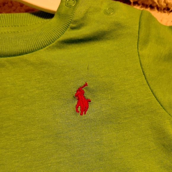 NWT Ralph Lauren size 3M green t-shirt - Picture 2 of 6